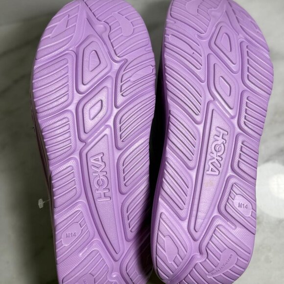 HOKA ONE - Ora Recovery Slide 3 Sandal - Violet Bloom - Sz M14 / W16 | NWOB - Picture 10 of 10